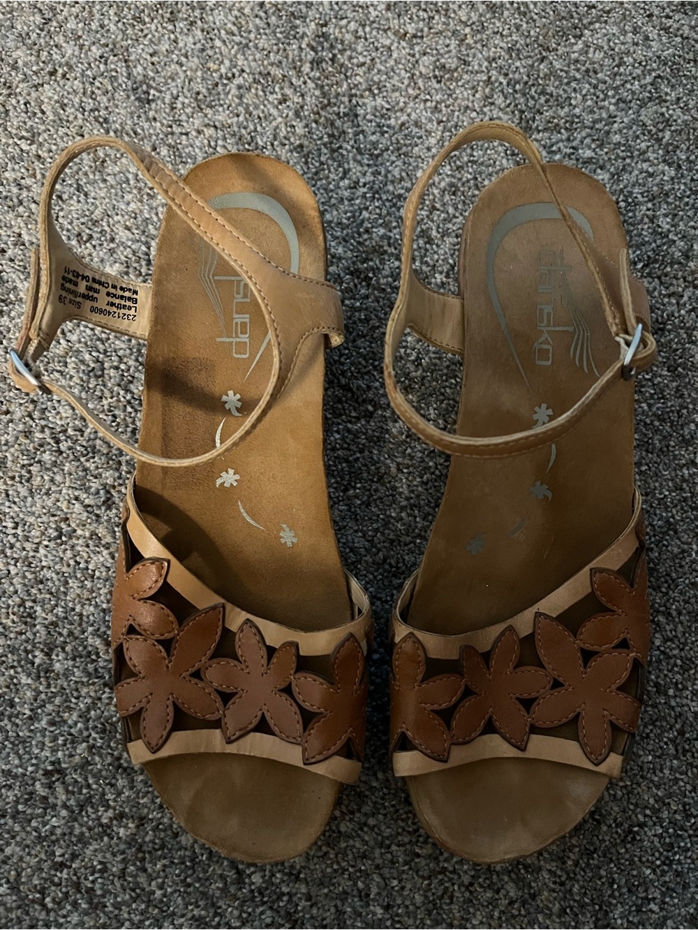 Dansko Coquette Leather Sandals
